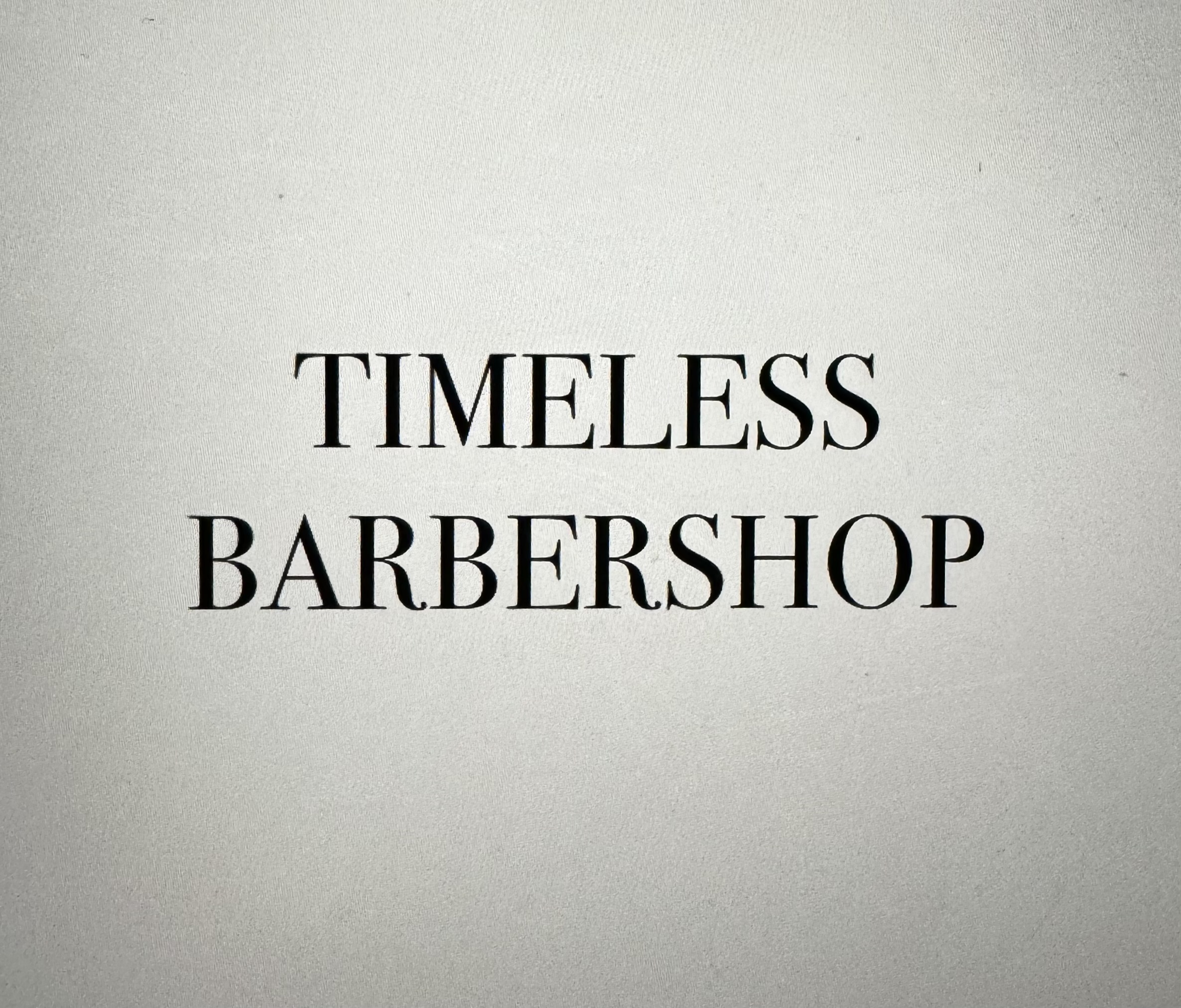 Timeless barber logo
